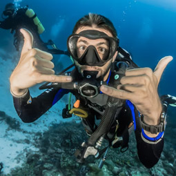 Couple Diving in Goa